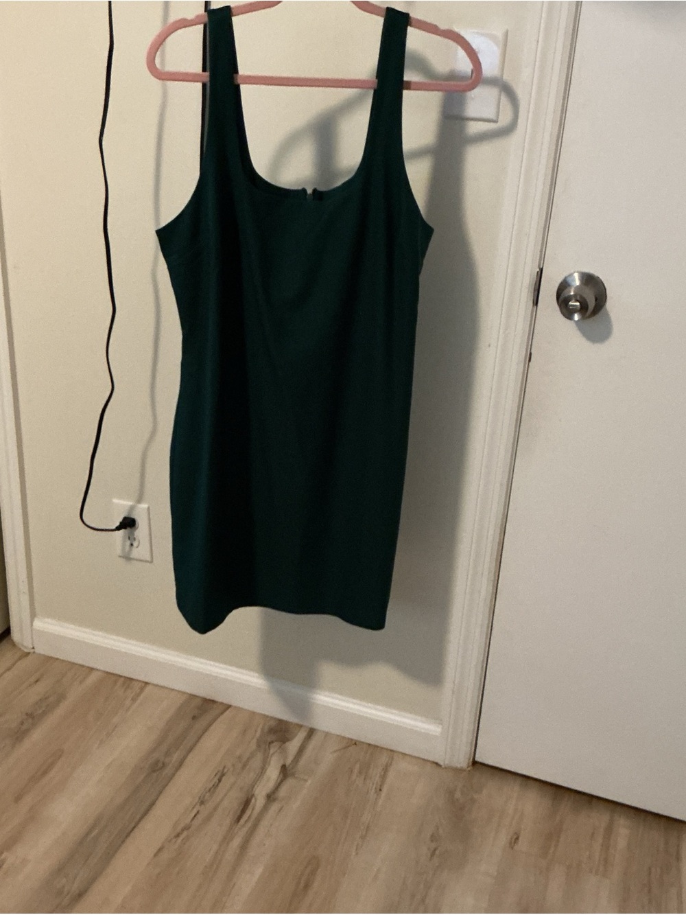 Banana Republic Forest Green Scoop Neck Tank Dress